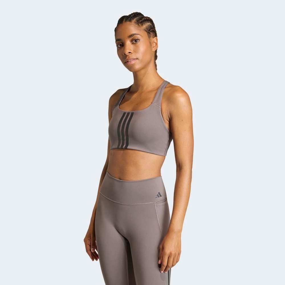 Optime Workout 3-Stripes Orta Destekli Sporcu Sütyeni