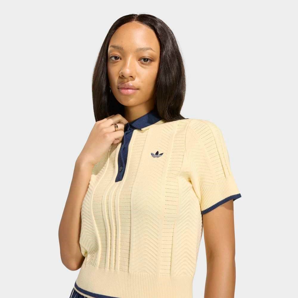 Cable Knit Cali Polo Tişört