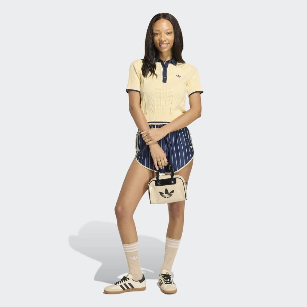 Cable Knit Cali Polo Tişört