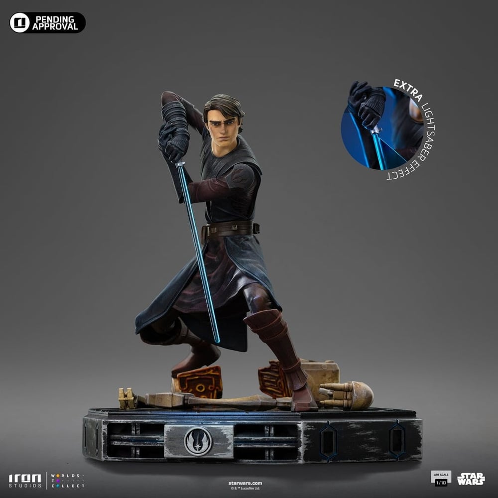 Anakin Skywalker Figür - Star Wars: Clone Wars - Art Scale 1/10 - Iron Studios