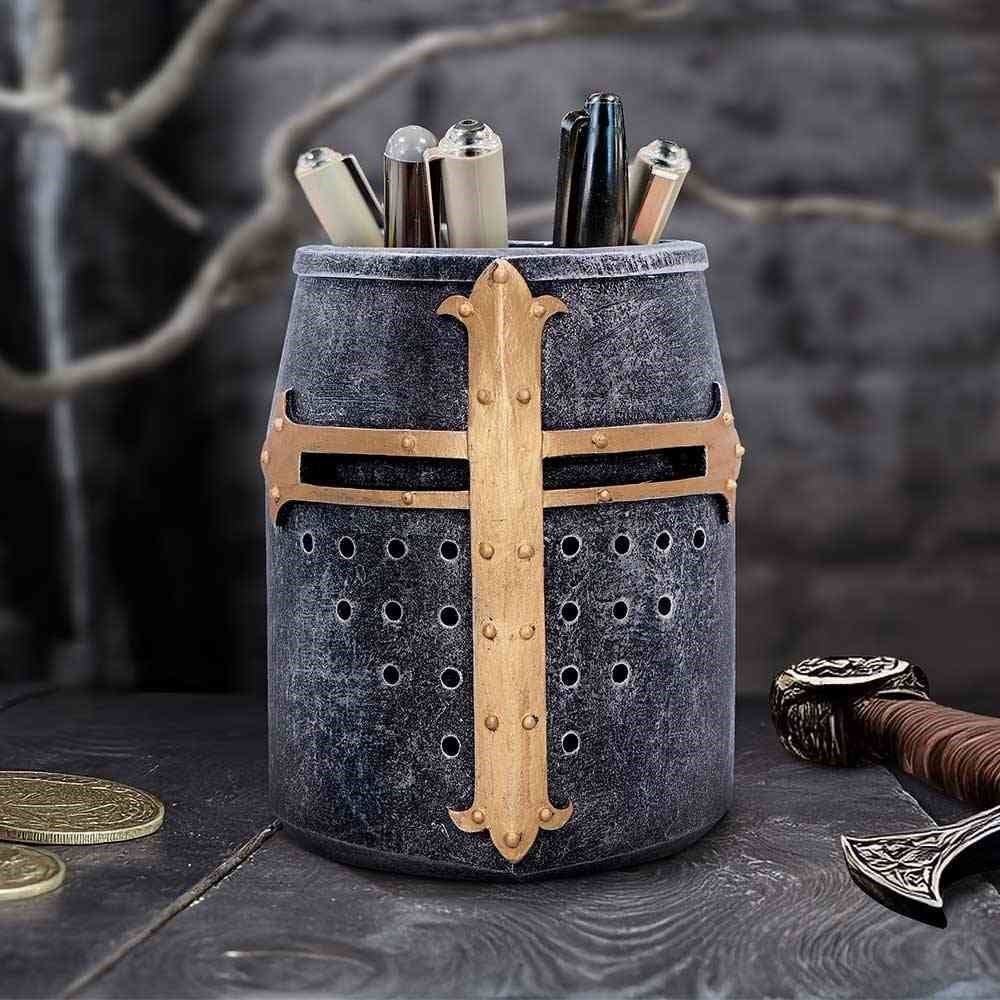 Crusaders Scribe Pen Pot 10cm