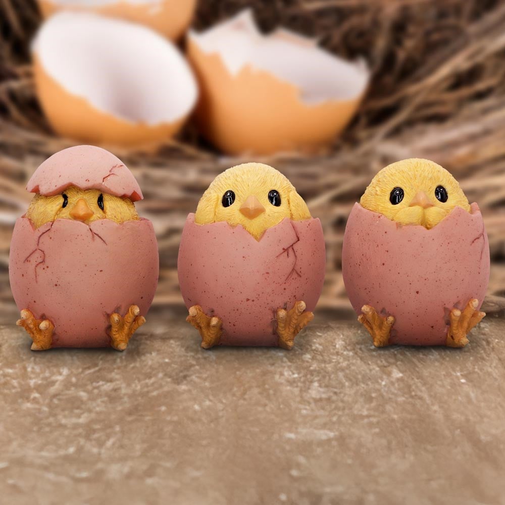 Three Wise Chicks 6.7cm
