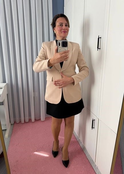 BLAZER CEKET BEJ