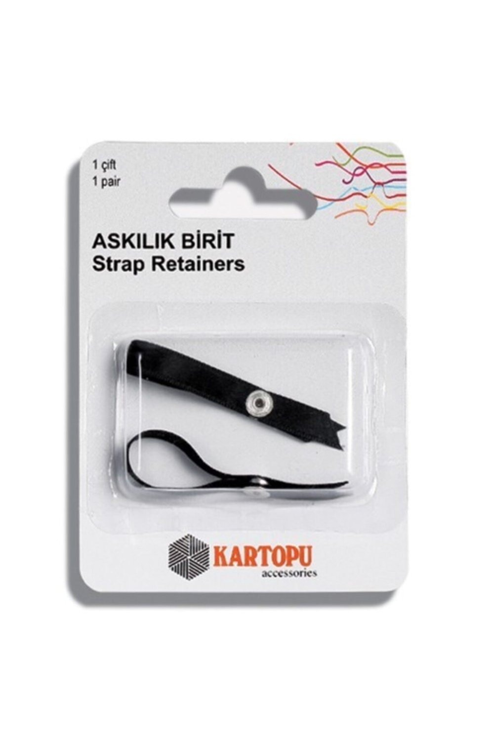 2'li Askılık Birit Siyah