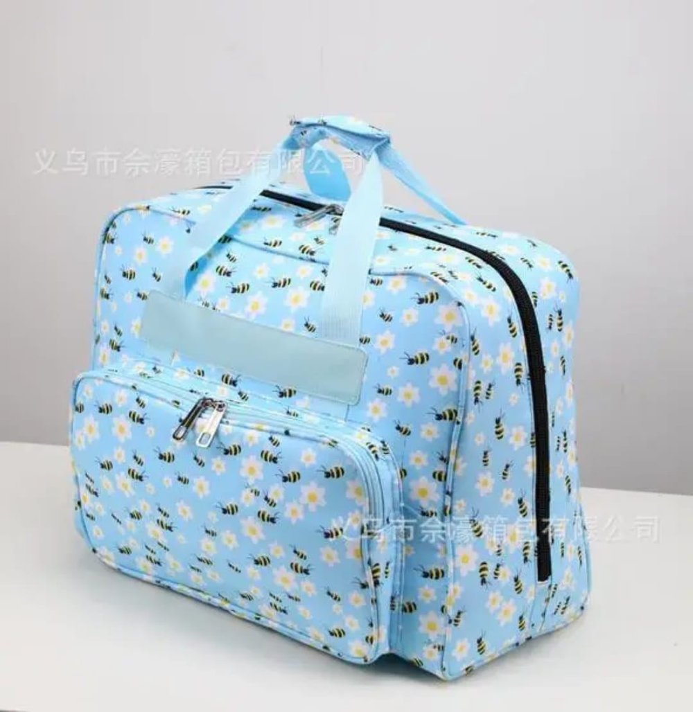 Dikiş Makinesi Taşıma Çantası – Trolley Pocketli - Dayanıklı Dikiş ve Örgü Organizer Çantası – Seyahat ve Ev İçin