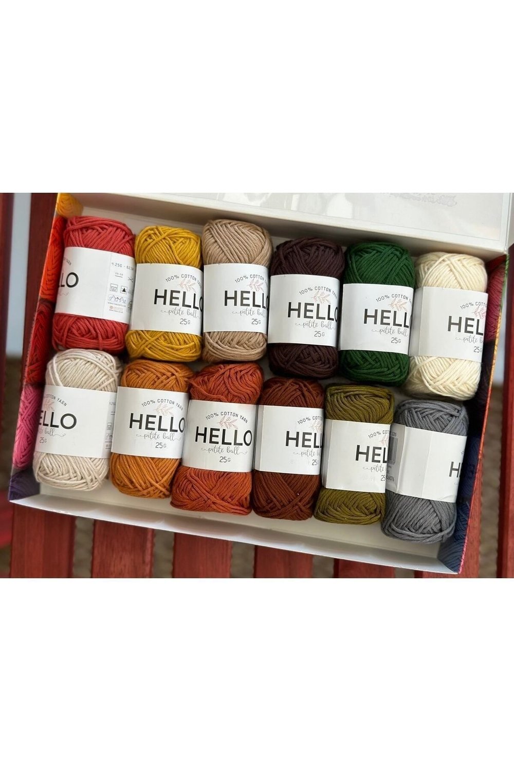 Hello 12'li Ip Seti - Vintage - Uyumlu Toprak Tonları