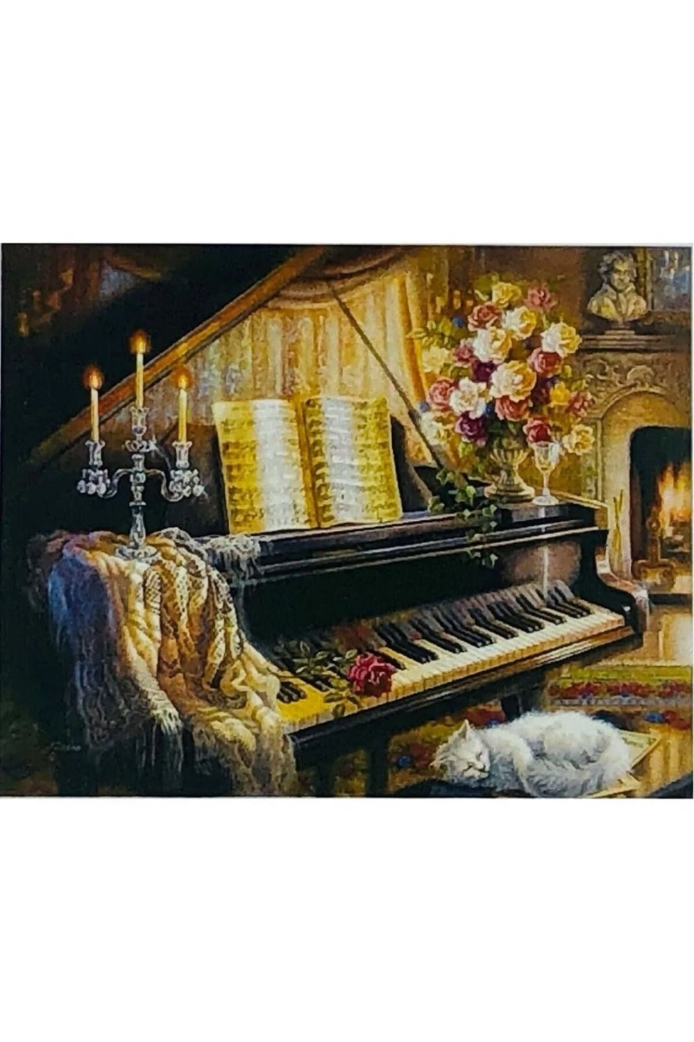 Hı Stone 5d Elmas Boncuk Taş Işleme Mozaik Goblen Kit 50x40cm