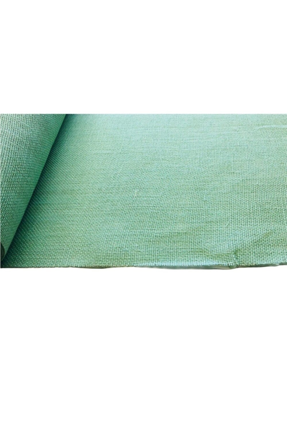 Jüt Kumaş Çuval Bezi Kanaviçe Hasır Kumaş 48x100 Cm Nil Yeşili