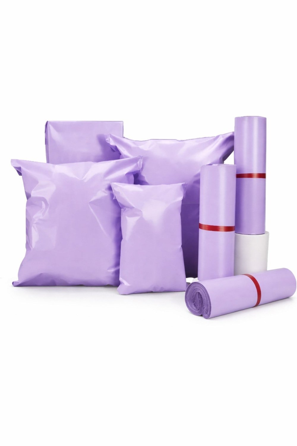 Kargo Poşeti, E ticaret Poşeti, Paketleme Poşeti, Cepsiz Kargo Poşeti, Lila 17x30 (100 Adet)