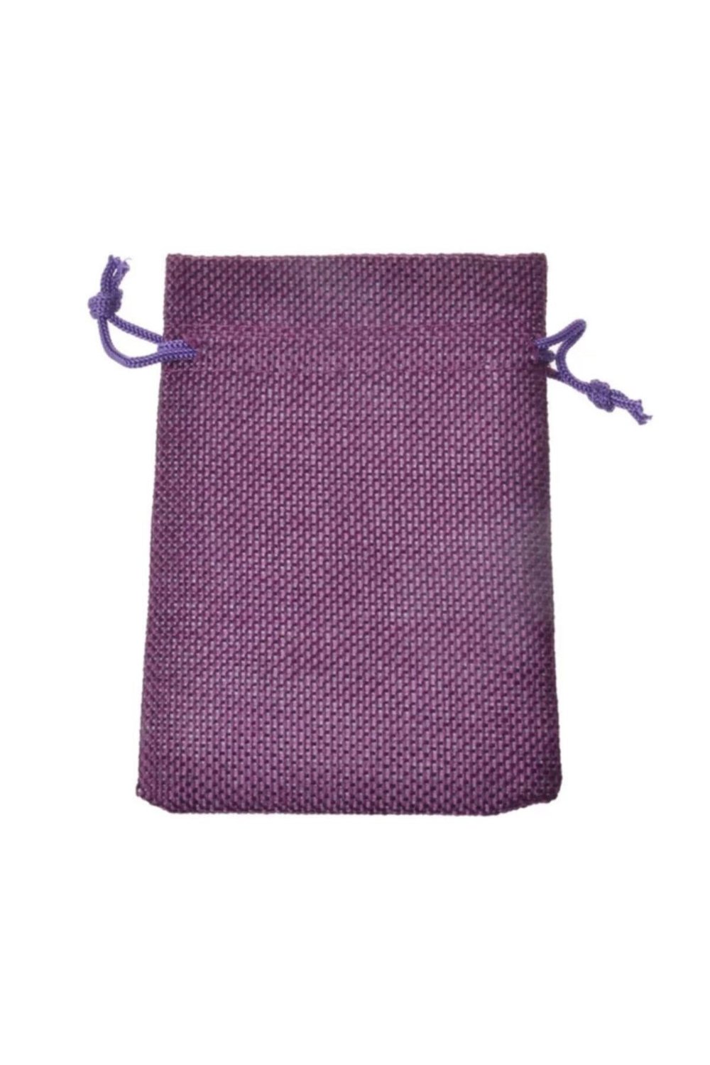 Kese Mor Renk Jüt Kumaş 12x17 Cm 50 Adet