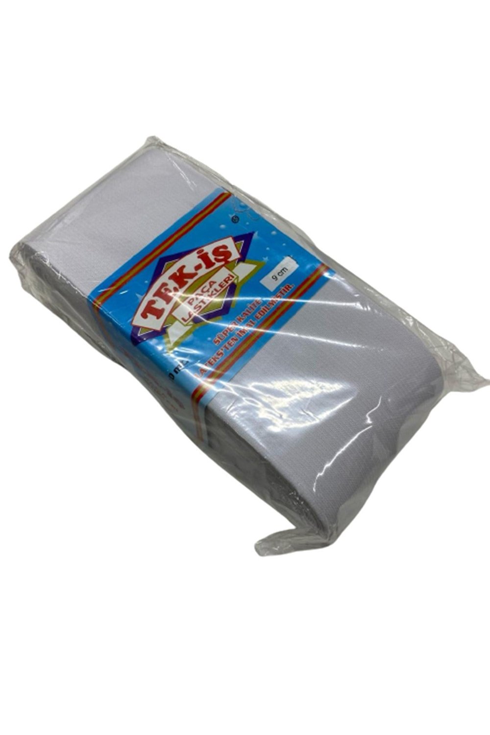 Lastik Tek-İş Sert Yumuşak Çamaşır Don Etek Bel Paça Bebe Lastiği Yassı Yumuşak 9 cm BEYAZ