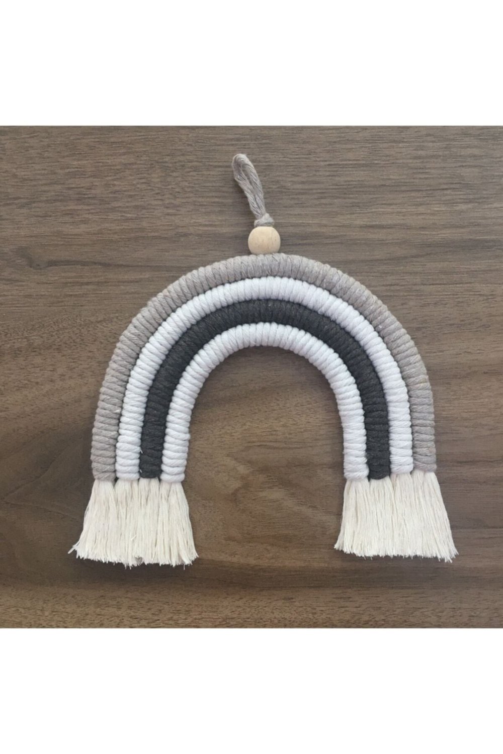 Makrome Gökkuşağı Çocuk Bebek Odası Duvar Süsü Kapı Süsü 63bb