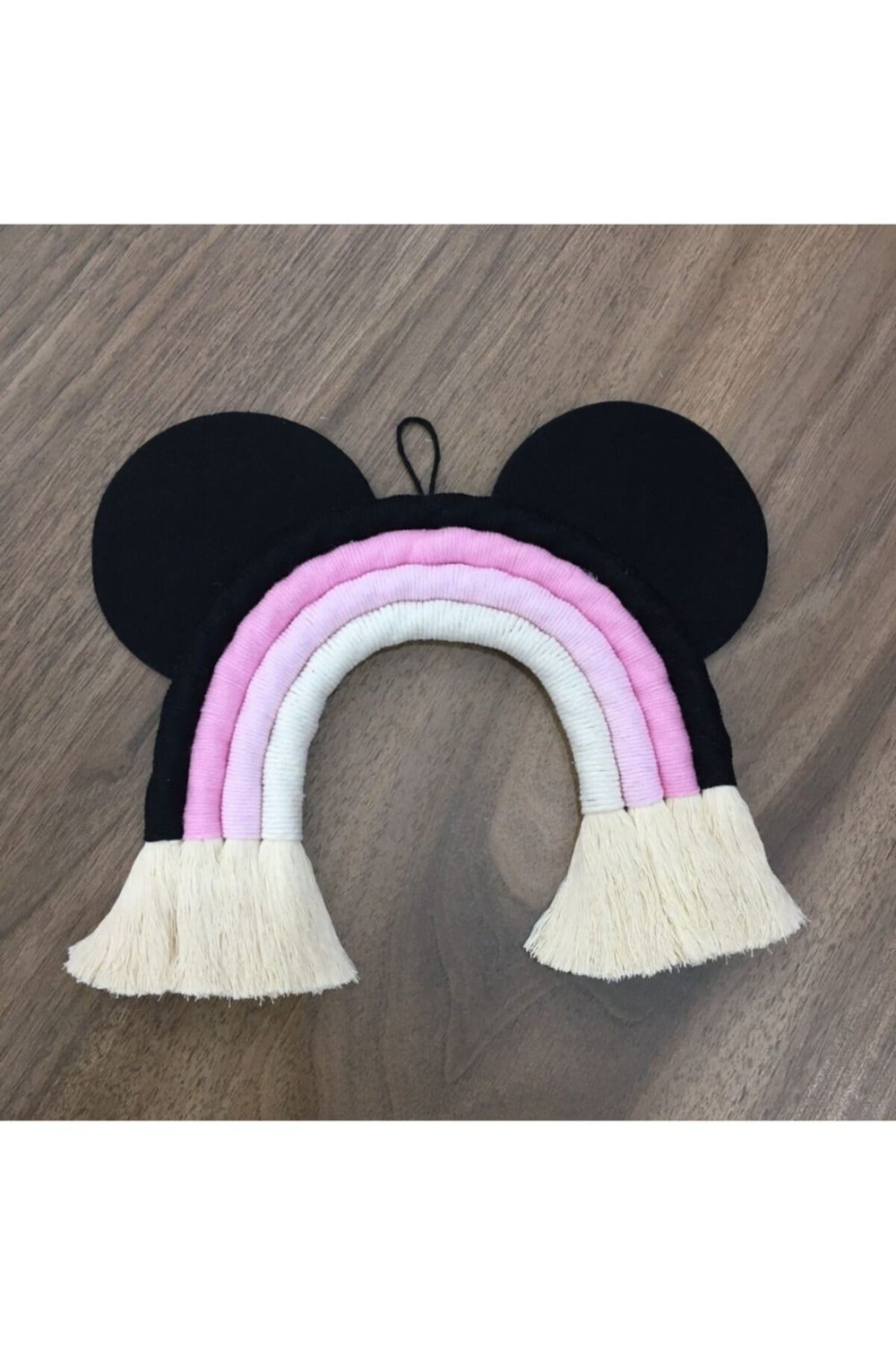 Makrome Gökkuşağı Çocuk Bebek Odası Duvar Süsü Kapı Süsü 83p