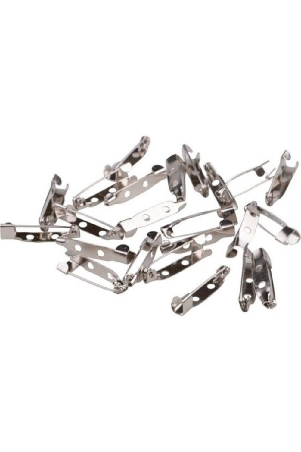Metal Broş Iğnesi Aparatı 3 Cm 50 Adet