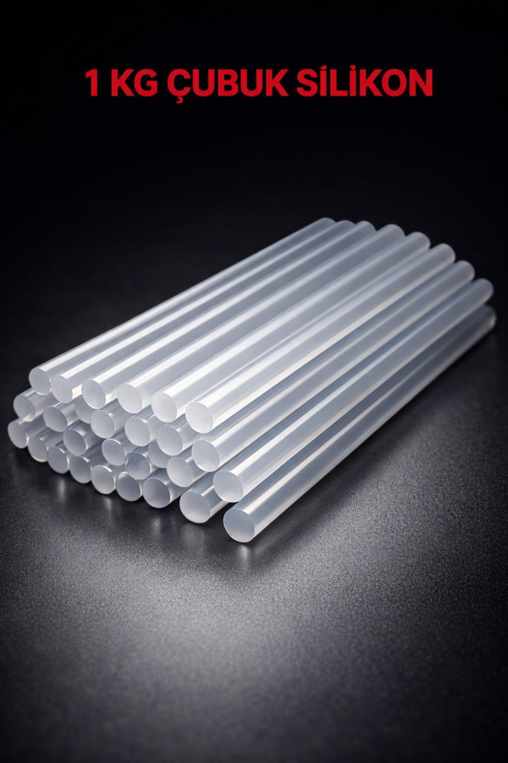 Mum Silikon Kalın 11.5x30cm Sıcak Mum Silikon Çubuk Uç 1 Kg