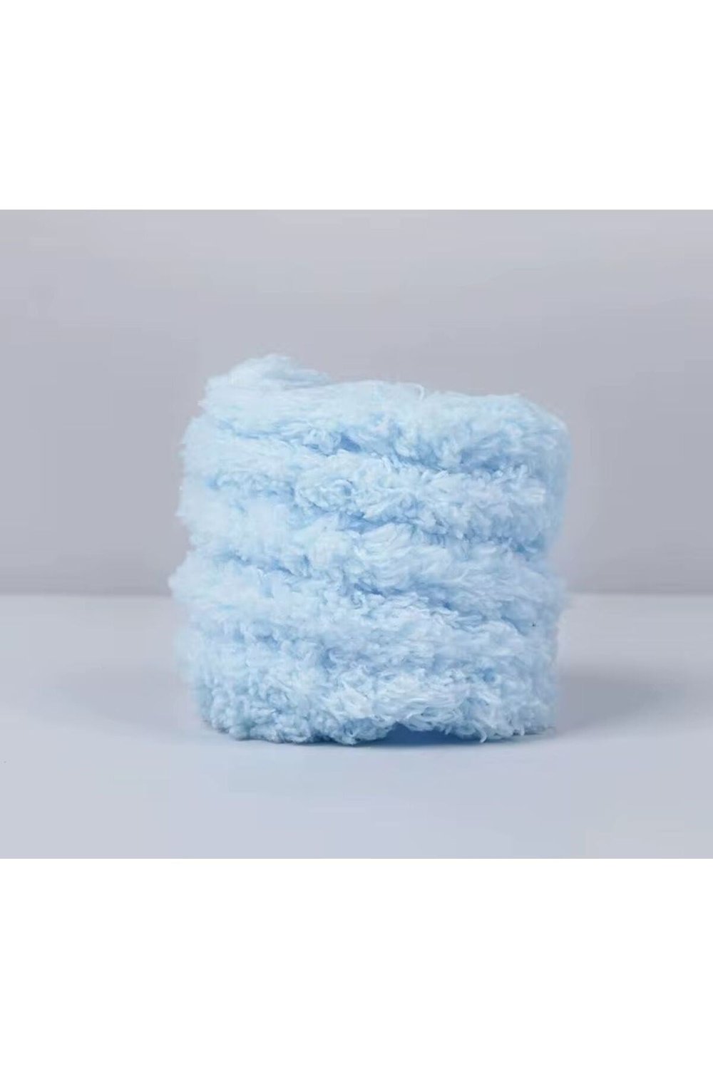 Peluş Şönil, Yapboz İp, Peluş Oyuncak Kendin Yap, Telli Boru Temizleme (2m)Bebe Mavisi