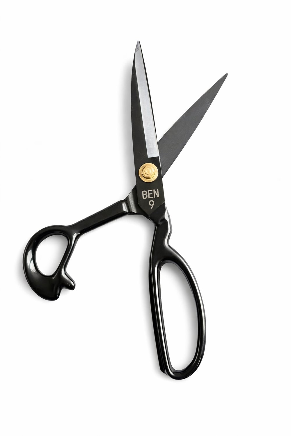 Profesyonel Siyah Terzi Makası - 24 cm, 9inç Paslanmaz Çelik - Tailor Scissors – 9” Professional Fabric Shears