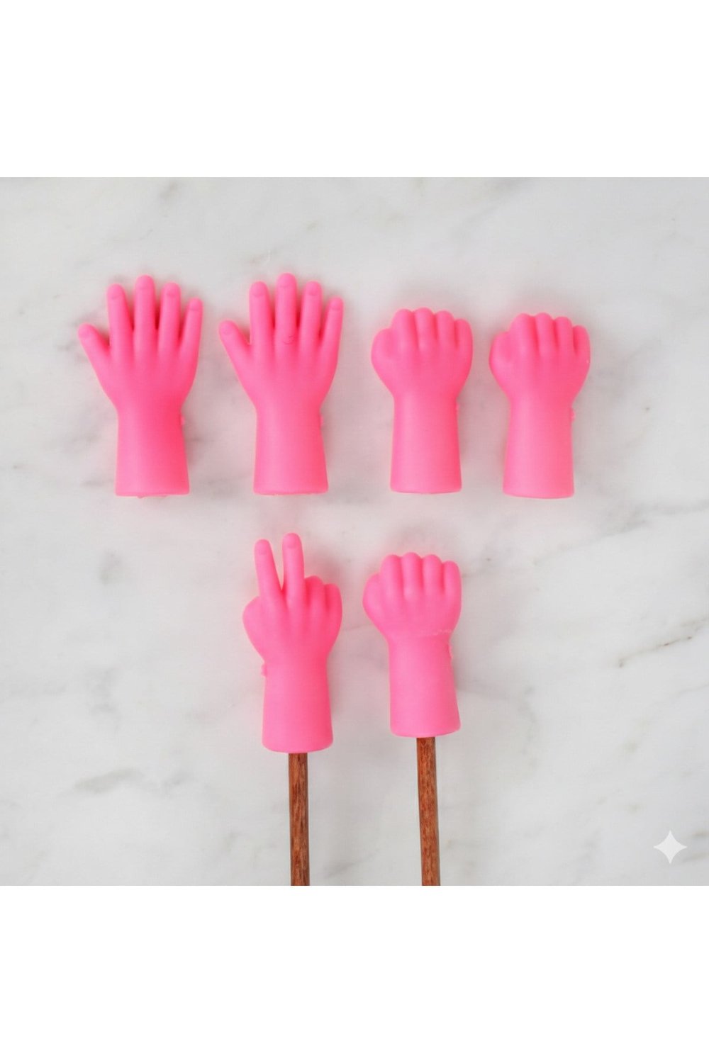 Şiş Ucu Koruyucu 6'Lı Paket Pembe