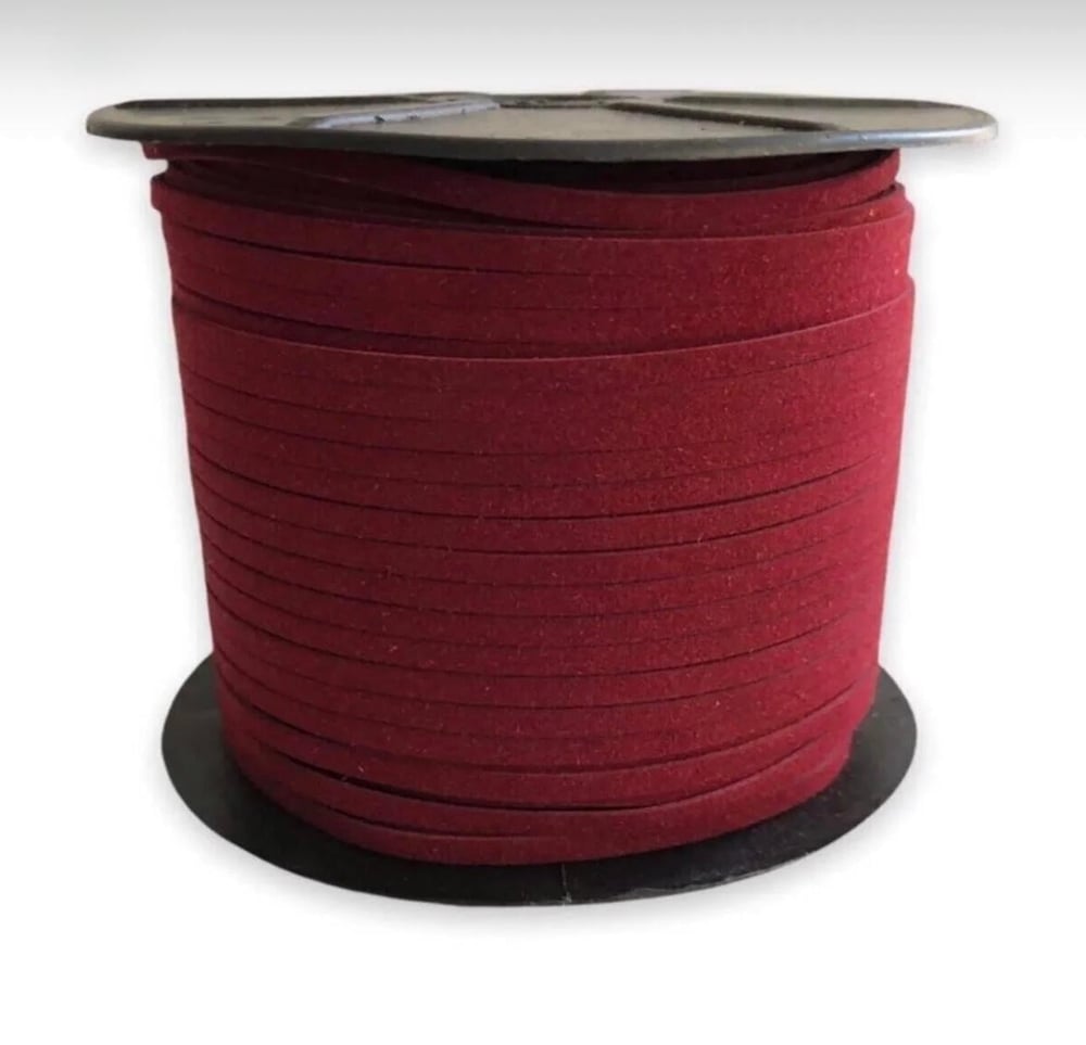 Süet Deri Şerit Ip, 3mm , Tesbih, Bileklik, Kolye Ipi (3 Metre)