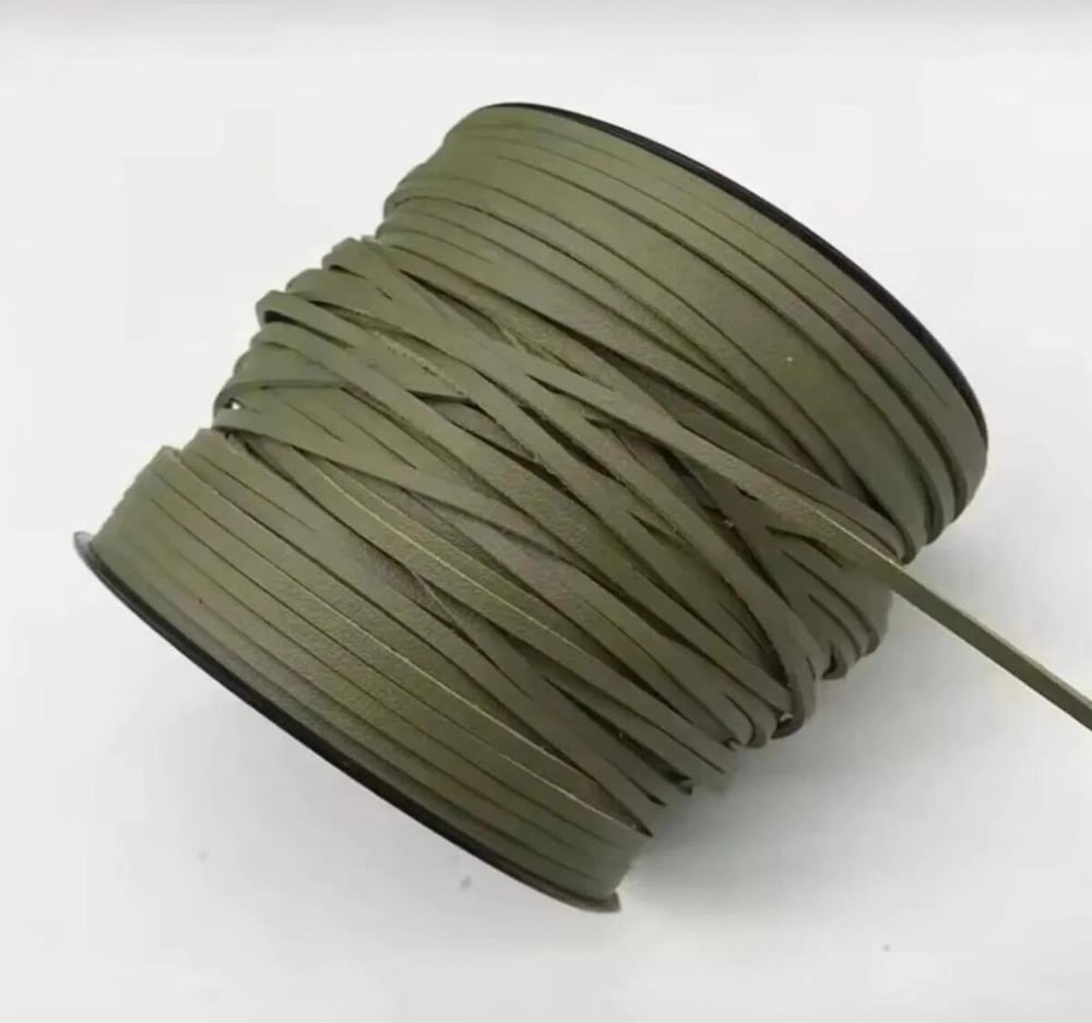 Süet Deri Şerit Ip, 3mm , Tesbih, Bileklik, Kolye Ipi (3 Metre)