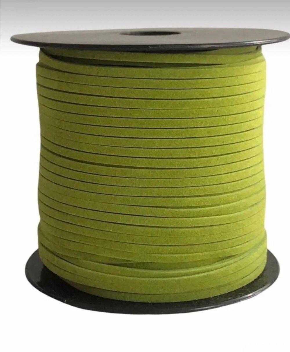 Süet Deri Şerit Ip, 3mm , Tesbih, Bileklik, Kolye Ipi (3 Metre)