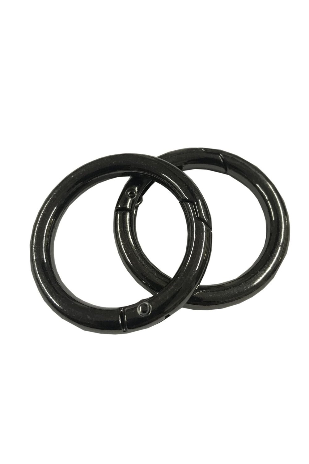 Yaylı Halka 3 cm (2 Adet) Siyah