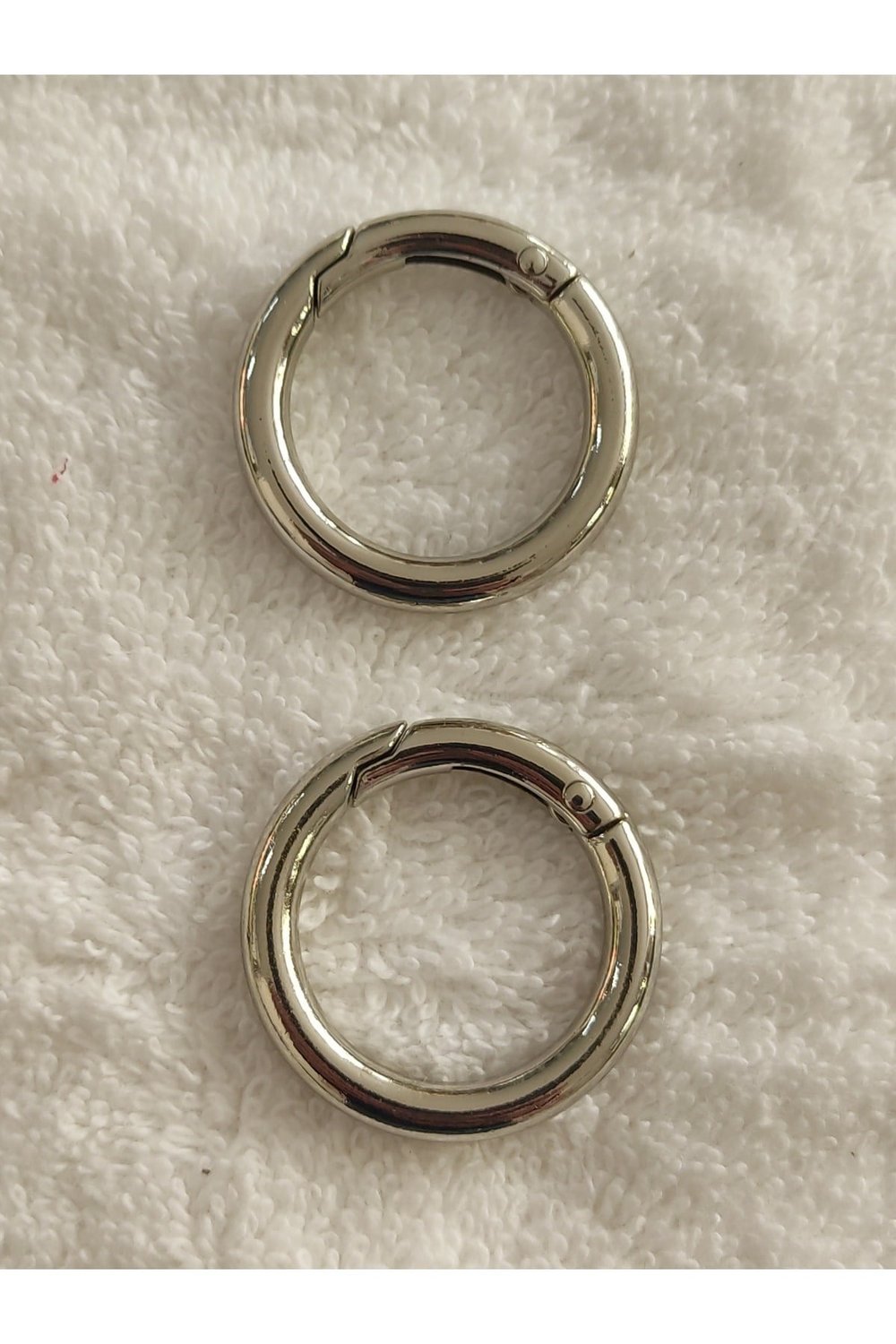 Yaylı Metal Halka Çanta Aksesuarı (2 Adet -iç Çapı 2,5 Cm)