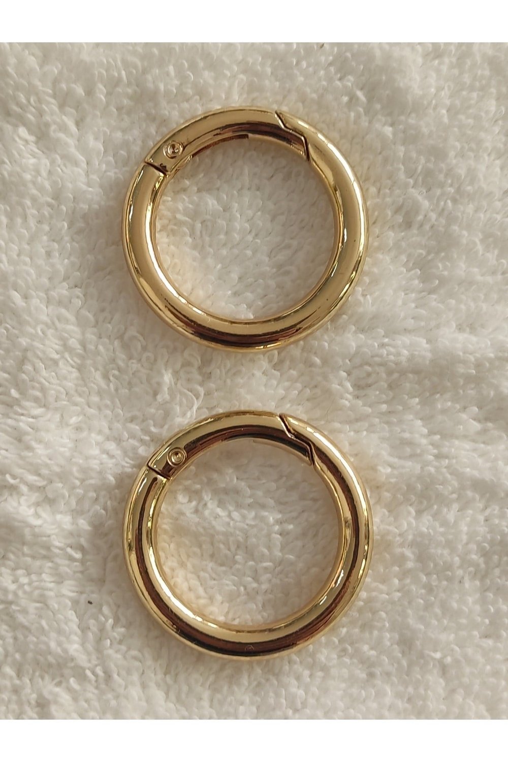 Yaylı Metal Halka Çanta Aksesuarı (2 Adet -iç Çapı 2,5 Cm)