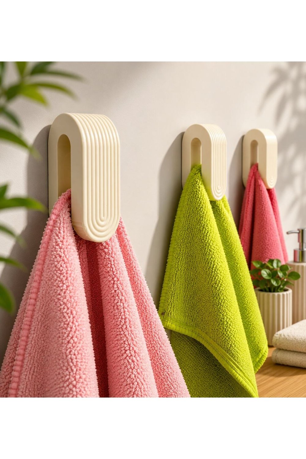 Askı Pratik Havlu Mutfak - Banyo Askısı Havlu Tutucu Pratik Kendinden Yapışkanlı Askı Aparatı 1 Adet