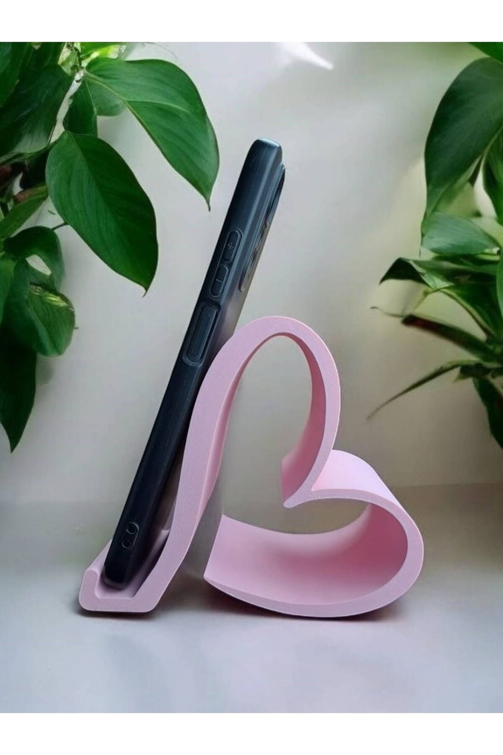 Telefon Ve Tablet Tutucu Modern Masa Üstü Stand Pembe