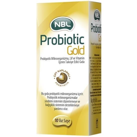 NBL Probiotic Gold 10 Saşe Probiyotik Takviyesi