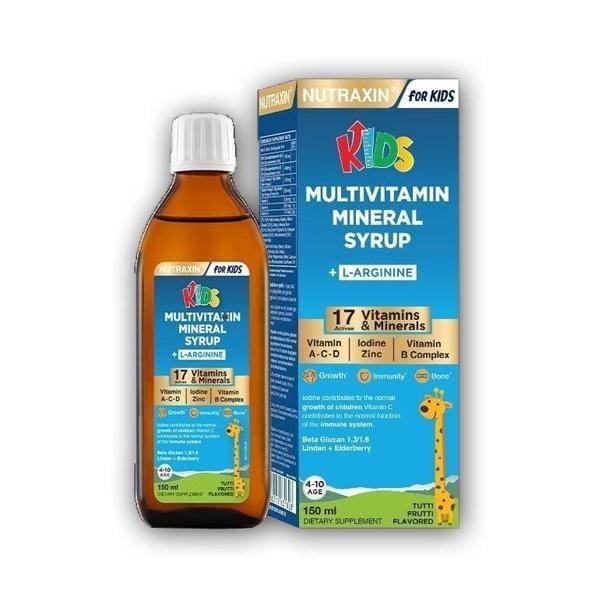 Nutraxin Kids Multivitamin Mineral Şurup 150 ml