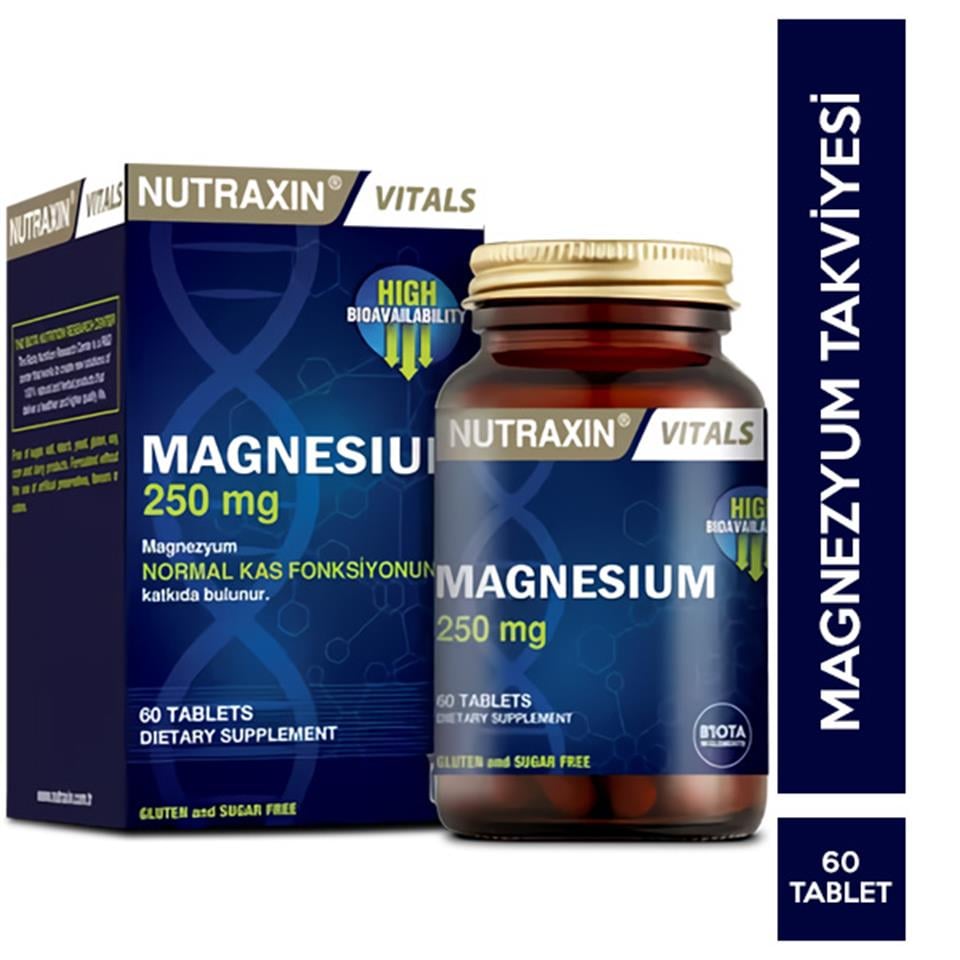 Nutraxin Magnesium 250 mg 60 Tablet