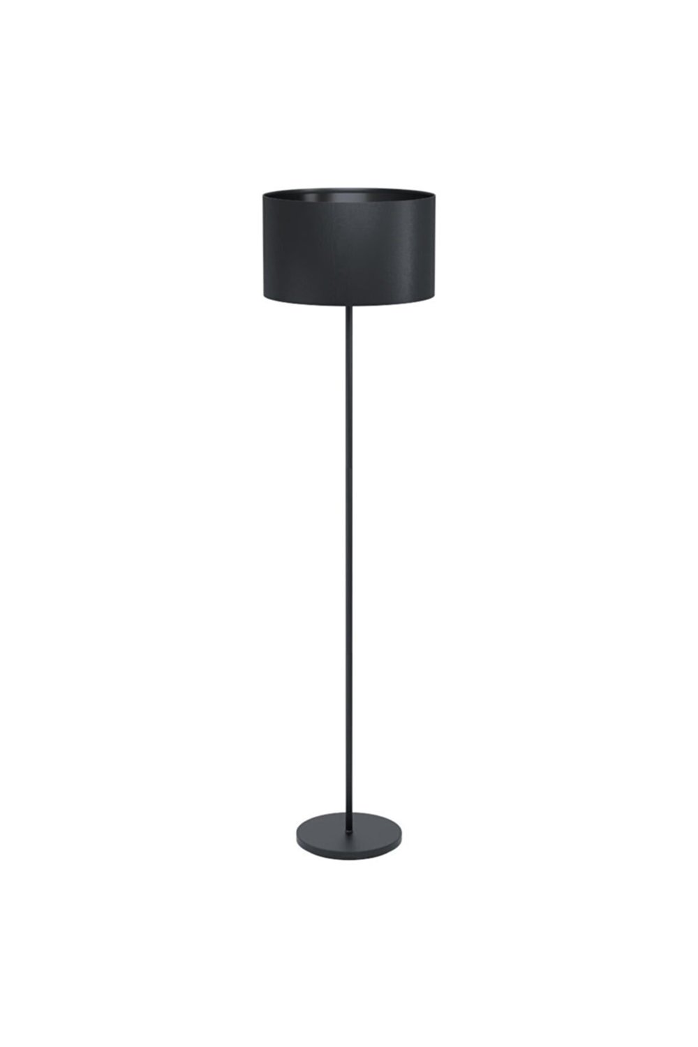 Metal Klasik Tek Ayaklı Lambader Siyah 7406