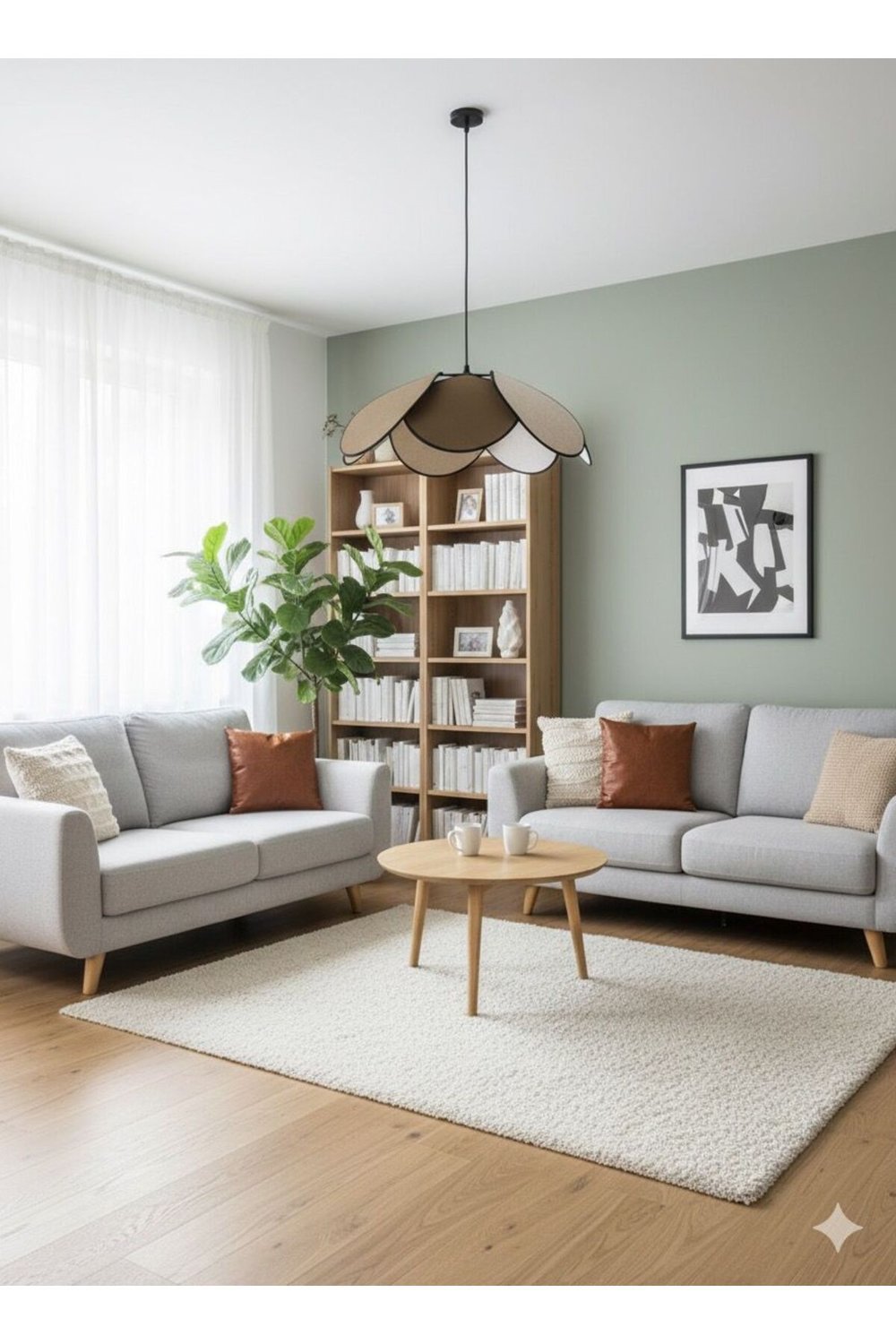 Modern Tasarım Çiçek Sarkıt Avize Kumaş Boheme Salon Oturma Odası Mutfak Avizesi