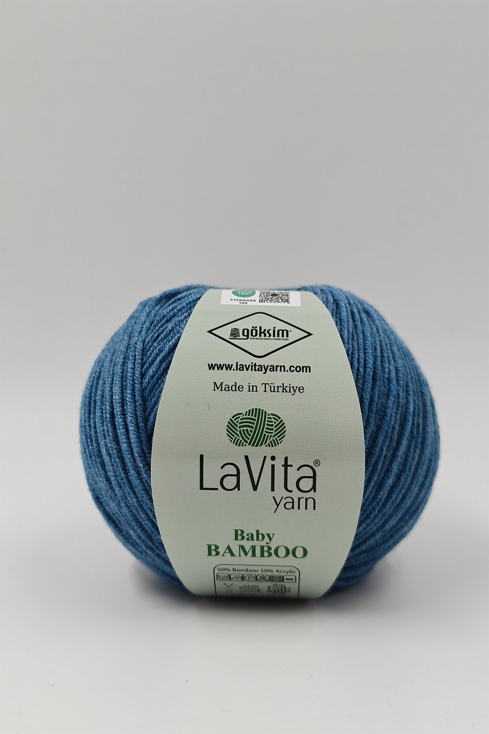 Baby Bamboo El Örgü İpi %50 Bambu %50 Akrilik 50gr (5319 İNDİGO)