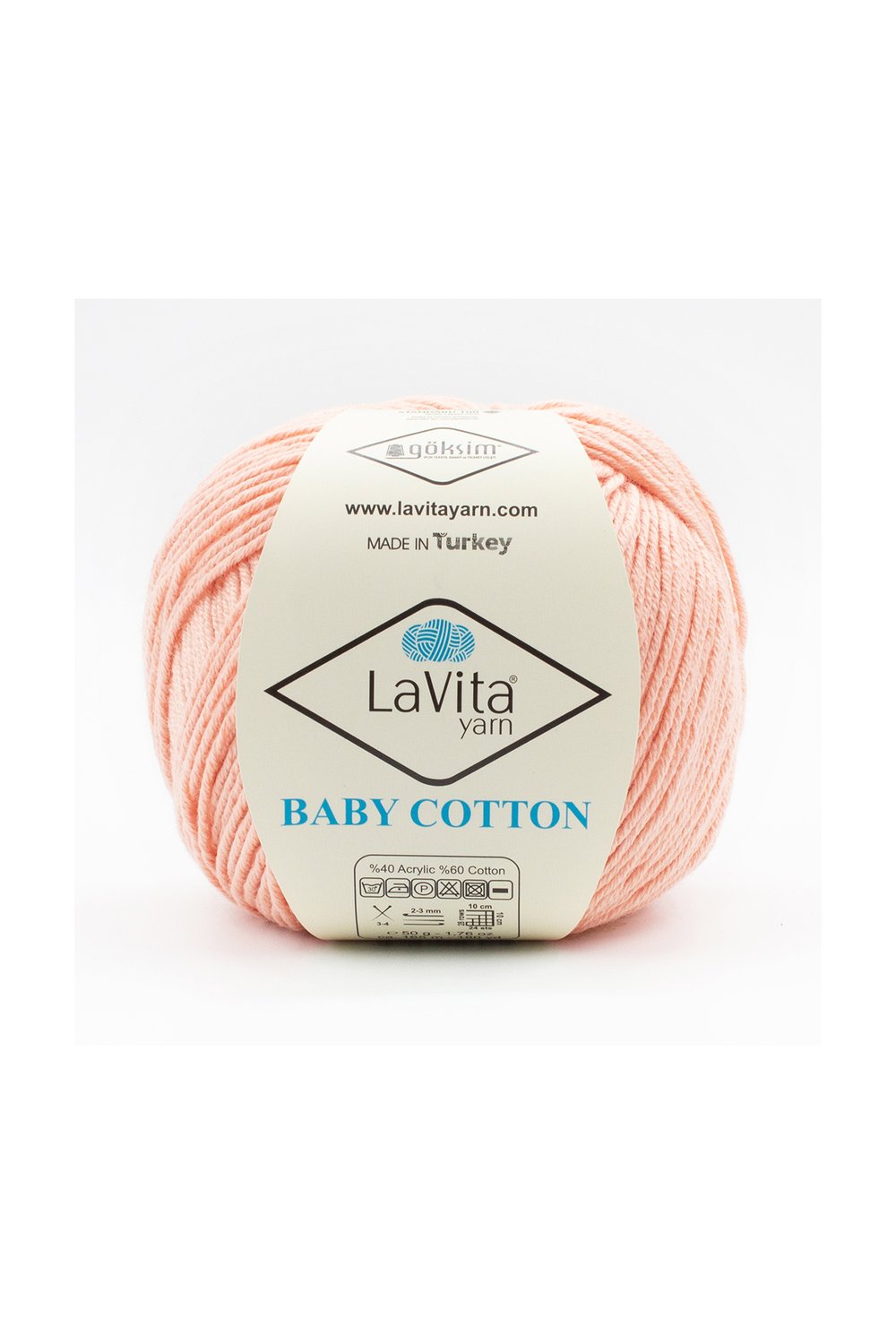 Baby Cotton Amigurumi Ve El Örgü Ipi %40 Akrilik %60 Cotton 50gr (4001 YAVRUAĞZI)