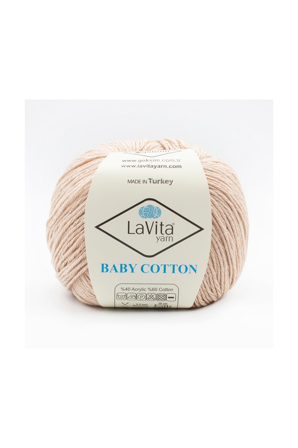 Baby Cotton Amigurumi Ve El Örgü Ipi %40 Akrilik %60 Cotton 50gr (1036 ORTA BEJ)
