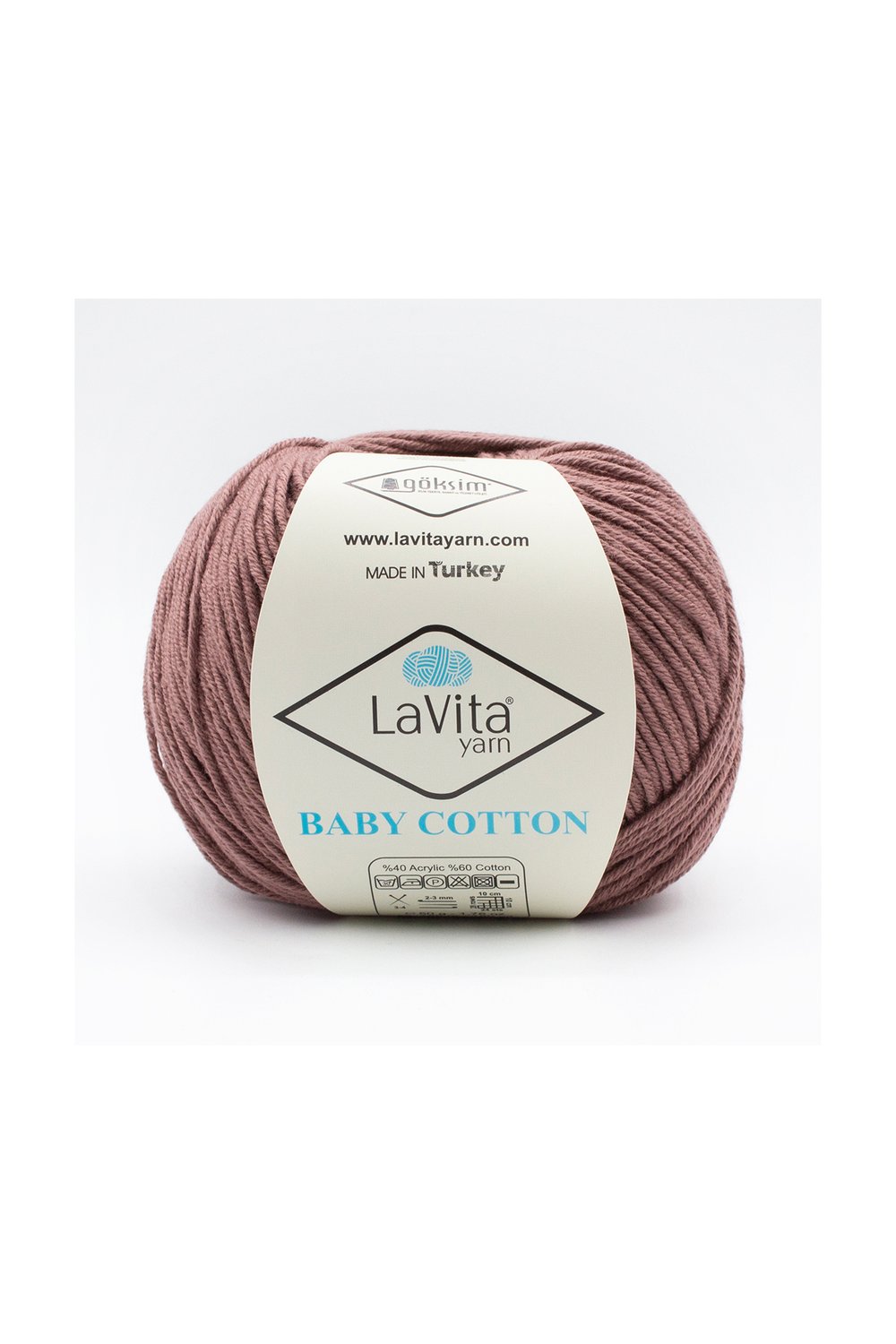Baby Cotton Amigurumi Ve El Örgü Ipi %40 Akrilik %60 Cotton 50gr (7229 TARÇIN)