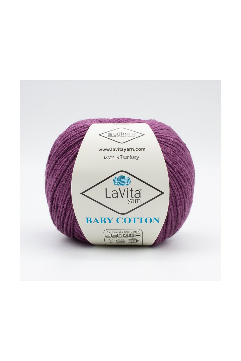 Baby Cotton Amigurumi Ve El Örgü Ipi %40 Akrilik %60 Cotton 50gr (5103 MOR)