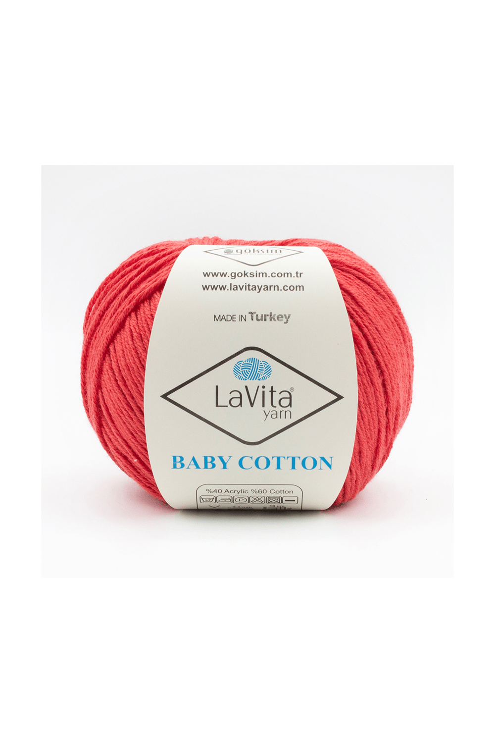 Baby Cotton Amigurumi Ve El Örgü Ipi %40 Akrilik %60 Cotton 50gr (4024 ORTANCA)