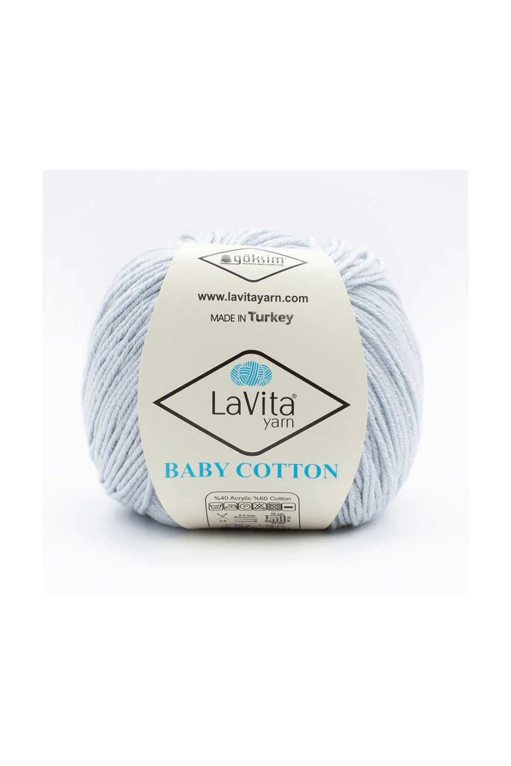 Baby Cotton Amigurumi Ve El Örgü İpi %40 Akrilik %60 Cotton 50gr (5014 BUZ)