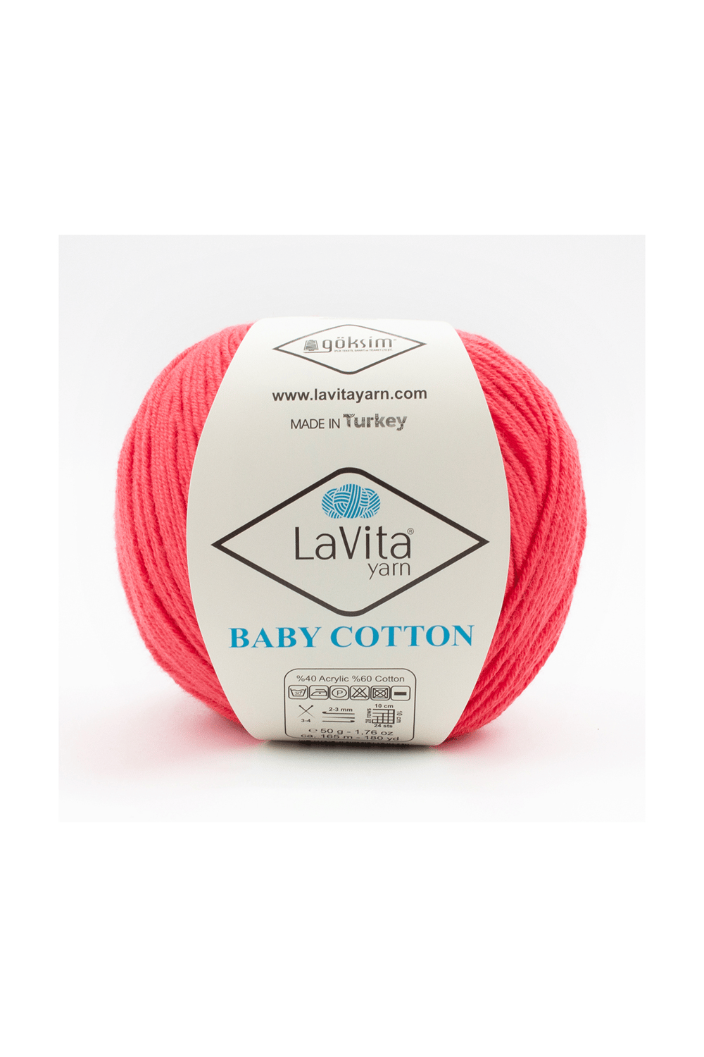 Baby Cotton Amigurumi Ve El Örgü Ipi %40 Akrilik %60 Cotton 50gr (4137 NAR KAYISI)