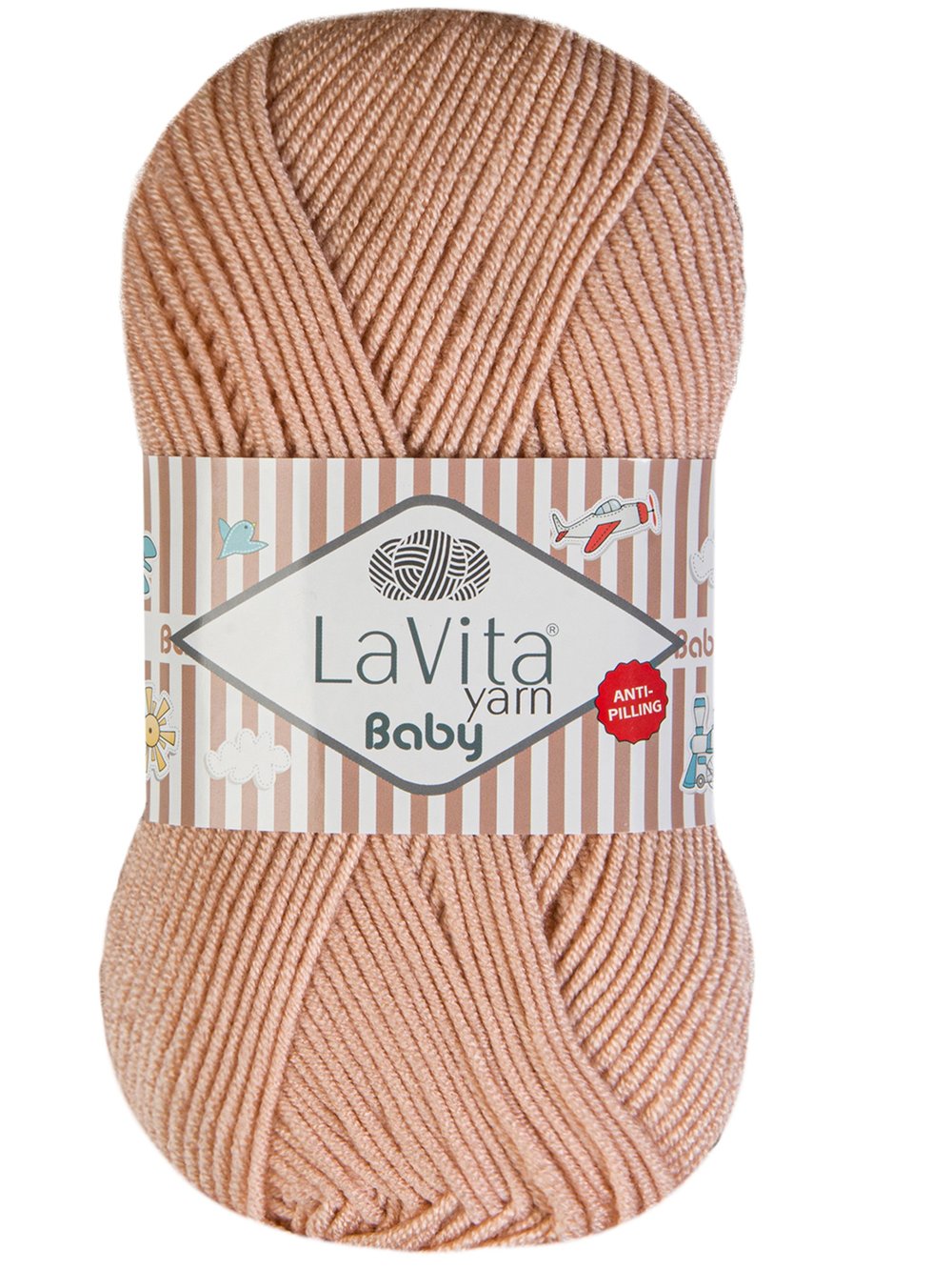 Baby El Örgü İpi %100 Akrilik Anti-Pilling 100gr (4124 FLAMİNGO)