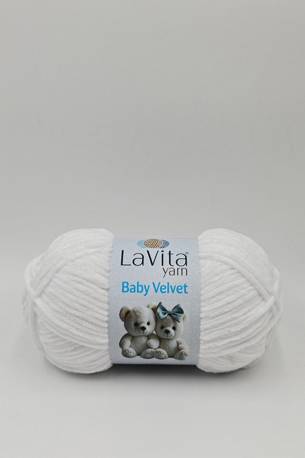 Baby Velvet Kadife El Örgü İpi %100 Polyester 100gr (1002 OPTİK)