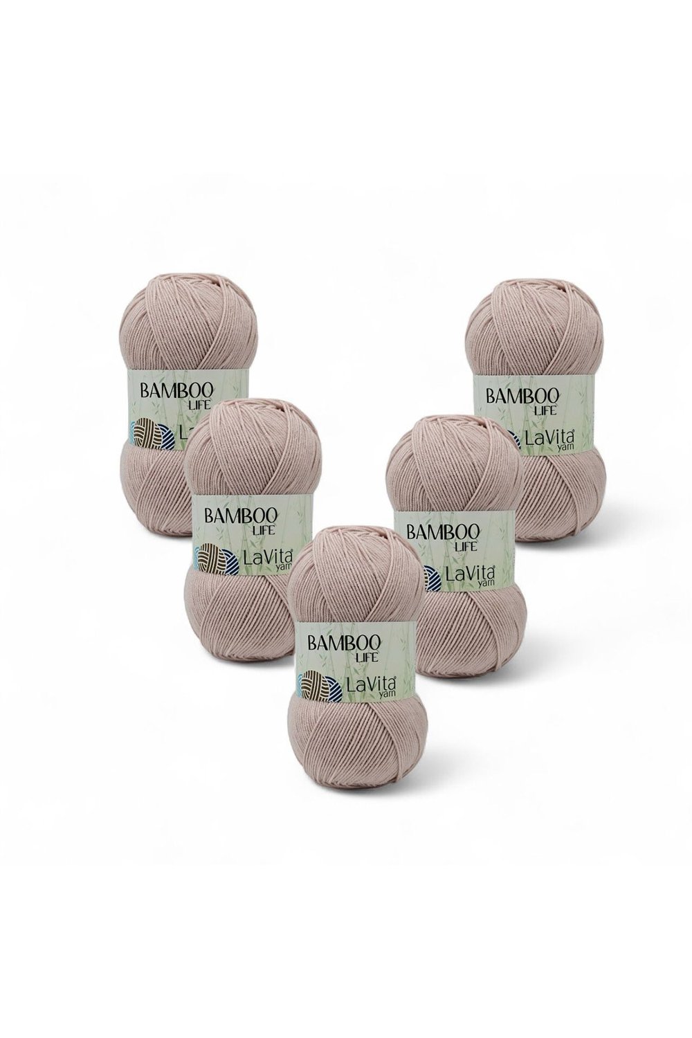 Bamboo Life El Örgü İpi %50 Bambu %50 Akrilik 500gr 5 ADET (4108 KOYU TAŞ)