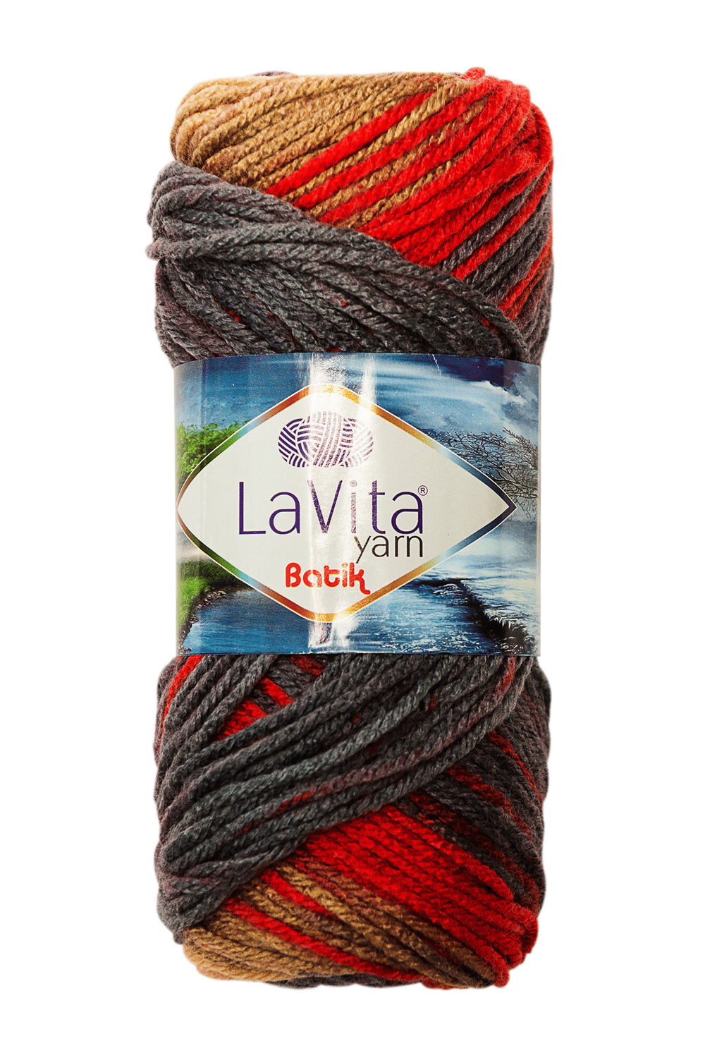 Batik El Örgü İpi %100 Akrilik 100gr (DG06 GÜNEBAKAN)
