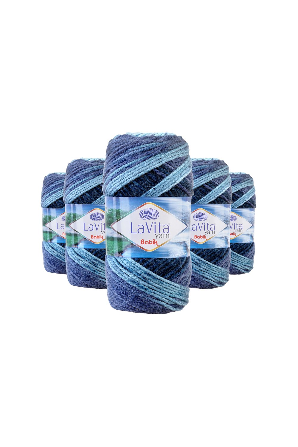Batik El Örgü İpi %100 Akrilik 500gr 5 ADET (DG16 BEGONVİL)