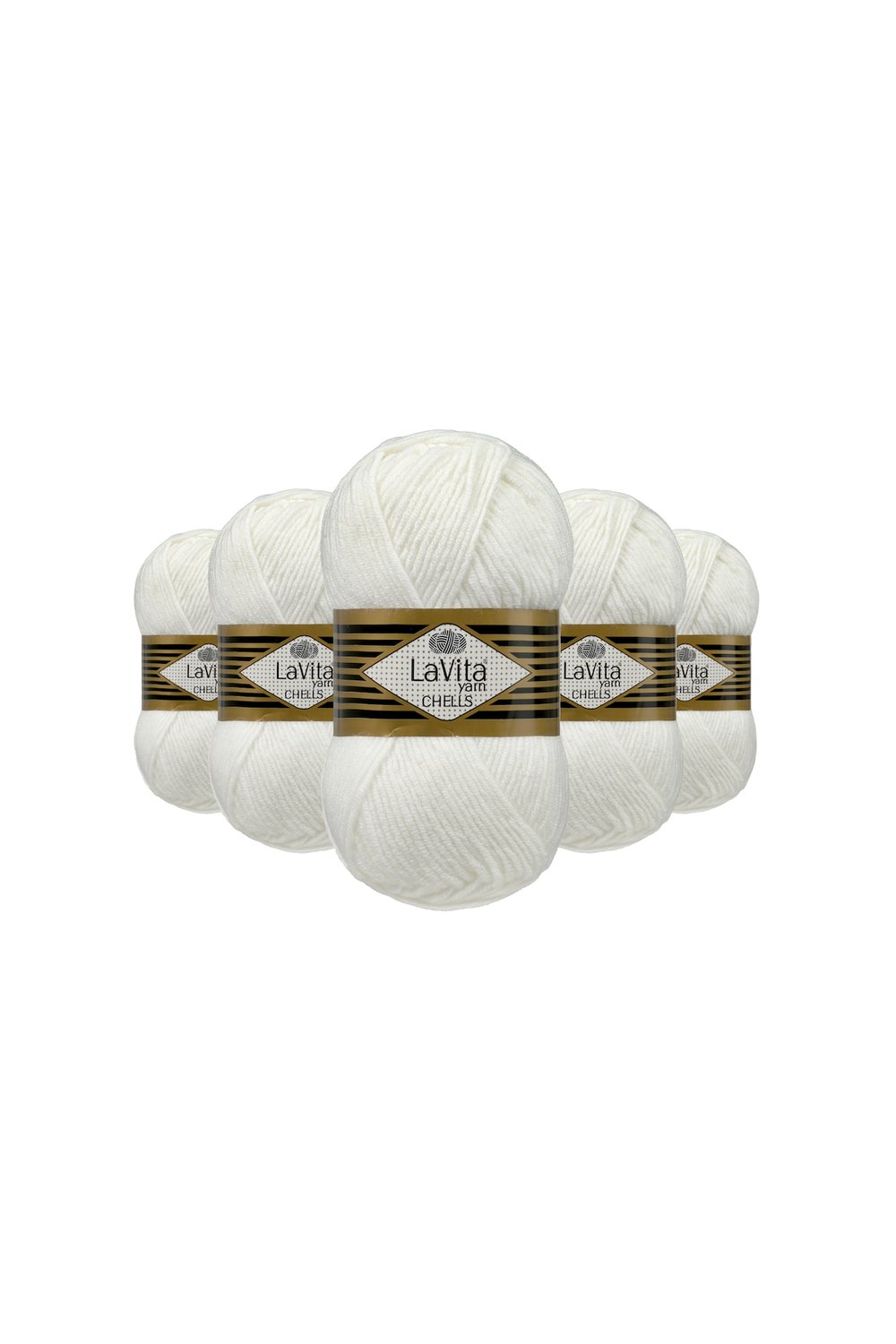 Chells El Örgü İpi %100 Akrilik 500gr 5 ADET (9501 OPTİK)