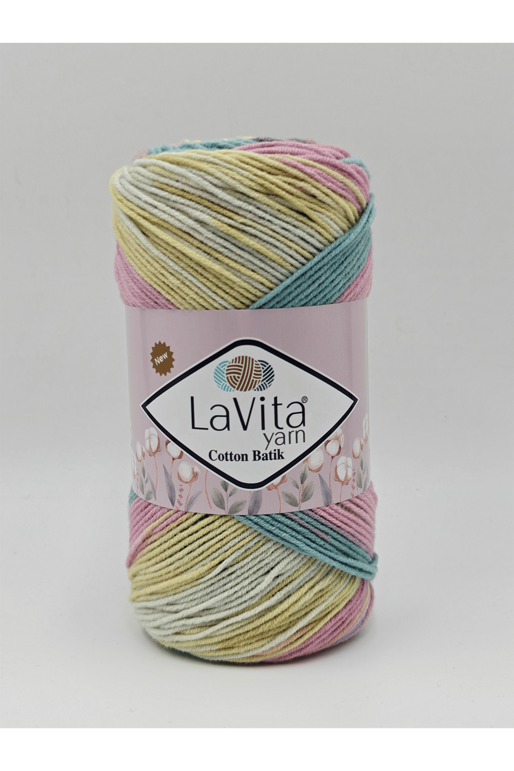 Cotton Batik El Örgü İpi %60 Pamuk %40 Akrilik 100gr (CB20 MİMOZA)